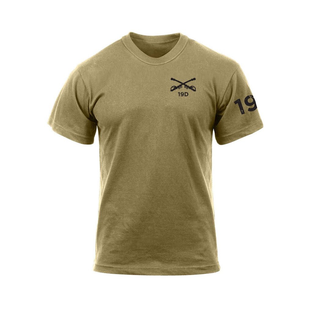 19D Bradley Cavalry Scout (coyote) Army Tshirt